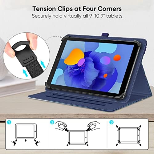 51yankuitxl. ac .jpg Fintie Universal Hülle für 9-11" Tablet: Multi-Winkel Design für DOOGEE/Ainmel/Whitedeer/MUISOO/TPZ/SVITOO/DOOGEE U11 Pr