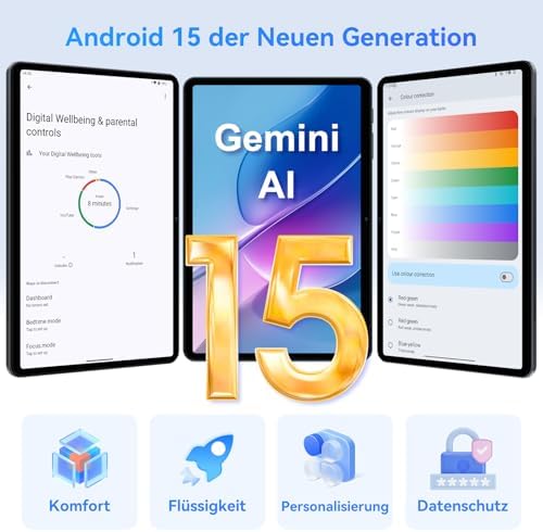 51zc9vy xpl. ac .jpg TABWEE T80 5G Tablet 10 Zoll - 18GB RAM+128GB ROM, 6000mAh, 5G WiFi, Face ID, 2 Jahre Garantie (ClimatePartner