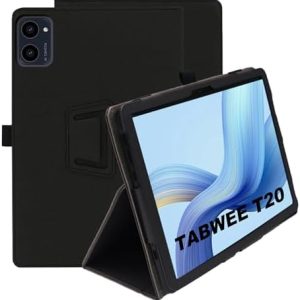 TABWEE T20 Case Hülle, Vertikaler Stand, Anti-Drop Schutz, Stoßfest – Schwarz TABWEE T20 Case, Vertikale Hülle mit Anti