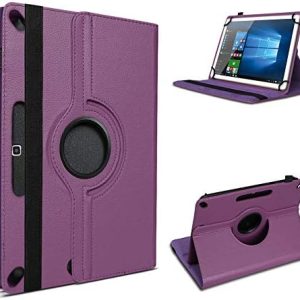 UC-Express Tablet Hülle für Tabwee T90 / W90 | 360° Drehbar Klapphülle mit Schutz Case | Farbe: Lila
