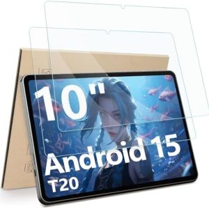 Hianjoo 2-Stück TABWEE T20/T80 10'' Displayschutz Anti-Kratzer 9H Härte Bläschenfrei
