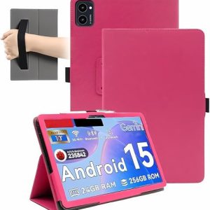 Magnetische Schutzhülle für Tabwee T20, wasserdicht & kratzfest, Multi-Winkel-Ständer, Rosa, 25,4 cm (10 Zoll)