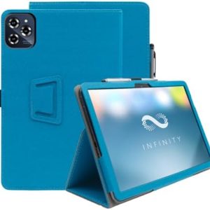 TABWEE W90 11-INCH Tablet Hülle Kompatibel mit Auto Schlaf/Aufwachen Klappbare Schutzhülle (Blau)