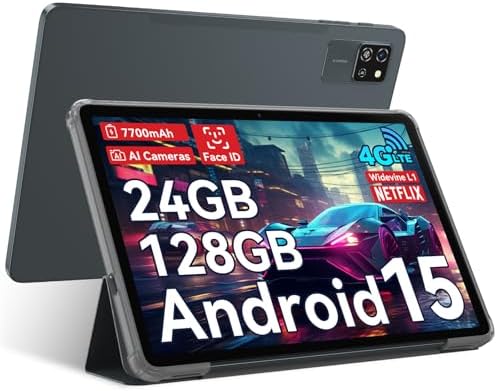 41jacex2orl. ac .jpg Blackview Tab60 Pro 24GB RAM+128GB ROM 4G LTE+5G WiFi Gaming Tablet 7700mAh Akku GPS Face ID Whiteview Tablet PC 10 Zoll