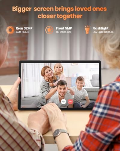 41o2mvn1sdl. ac .jpg 15,6 Zoll Tablet Android 14 Großes Tablets, Helio G99 Octa-Core, 12GB RAM+128GB ROM, 12000mAh Battery, BT5.0, 32MP Kamer