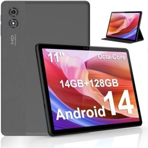 Grüne Tablet 11 Zoll Android 14 Tablet Octa Core 14GB RAM 128GB ROM 1TB Erweiterung 8000mAh Widevine L1 |4G+5G WiFi 6 Bl