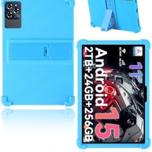 Sichere Schutzhülle yystao für TABWEE W90 11 Zoll Tablet, kompatibel mit verstellbarem Ständer, perfekt für Kinder (Azur