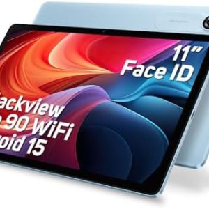 Blackview Tab90 WiFi Android 15 Tablet 12GB RAM 2TB TF, Großes Display 8200mAh Akku, 5G WiFi