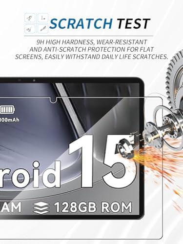 514tjq8xyl. ac .jpg Schutzfolie yystao 9H Gehärtetes Glas TABWEE T90 11 Zoll - Haltbar, Kratzfest, Fingerabdruck-frei (2 Stück) Schutzfoli