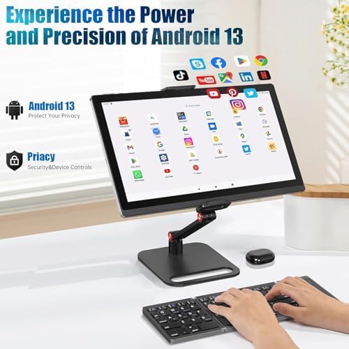 515qw nrool. ac .jpg 15,6 Zoll Tablet Android 14 Großes Tablets, Helio G99 Octa-Core, 12GB RAM+128GB ROM, 12000mAh Battery, BT5.0, 32MP Kamer