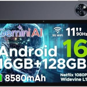 DOOGEE U11 16GB RAM + 128GB ROM Gaming Tablet 13MP Kamera 8580mAh Batterie PC Alternative PC |4G+5G