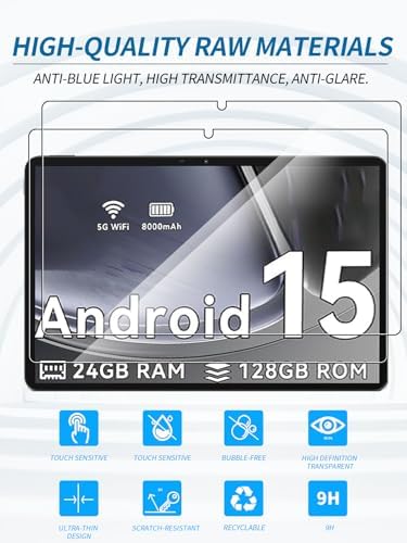 51vqrb3pml. ac .jpg Schutzfolie yystao 9H Gehärtetes Glas TABWEE T90 11 Zoll - Haltbar, Kratzfest, Fingerabdruck-frei (2 Stück) Schutzfoli