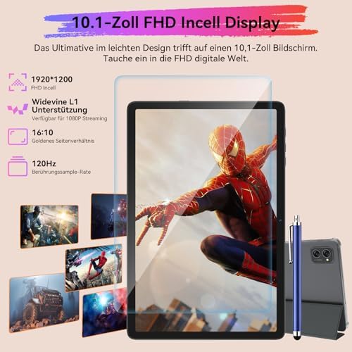 51ynwhdo66l. ac .jpg Android 14 Tablet 10 Zoll + Octa Core + Tastaturen + Grau Android 14 Tablet 10 Zoll + 24(8+16) GB RAM + Grau Android 14