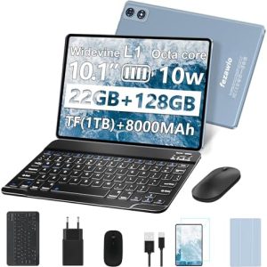 Android 14 Tablet 10 Zoll + 5G + 1TB TF - Premium für Business Benutzer - Haltbar im Büro und zu Hause - 8000mAh Batteri