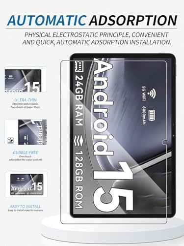 51mto5sgzml. ac .jpg Schutzfolie yystao 9H Gehärtetes Glas TABWEE T90 11 Zoll - Haltbar, Kratzfest, Fingerabdruck-frei (2 Stück) Schutzfoli