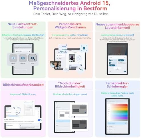 51p6ods3ol. ac .jpg Blackview Tab60 Pro 24GB RAM+128GB ROM 4G LTE+5G WiFi Gaming Tablet 7700mAh Akku GPS Face ID Whiteview Tablet PC 10 Zoll