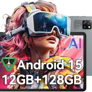 Blackview Tab60 12GB 128GB RAM ROM Gaming Tablet für Spielbegeisterte mit 5100mAh Akku und Dual Kamera